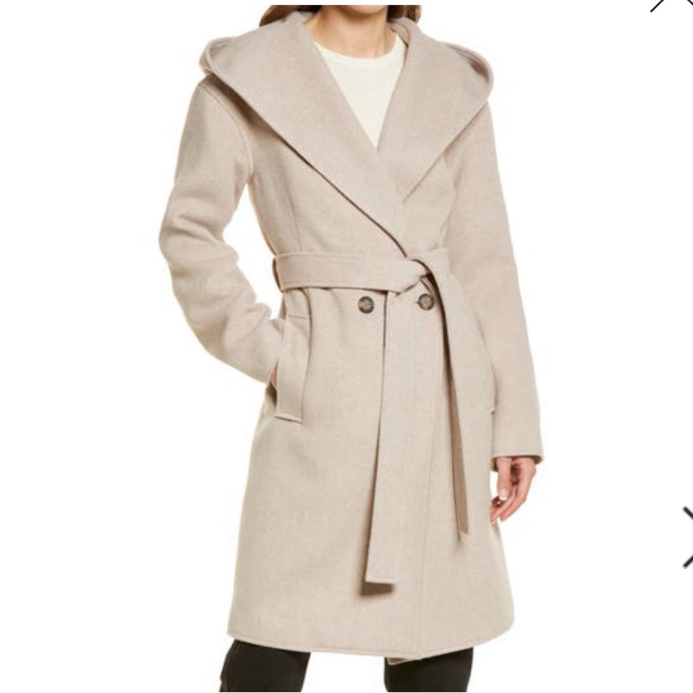 Avec Les Filles Wool trench coat